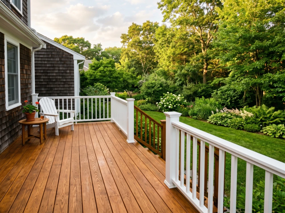 Deck Staining & Sealing by Alfa Painting in East Providence, RI